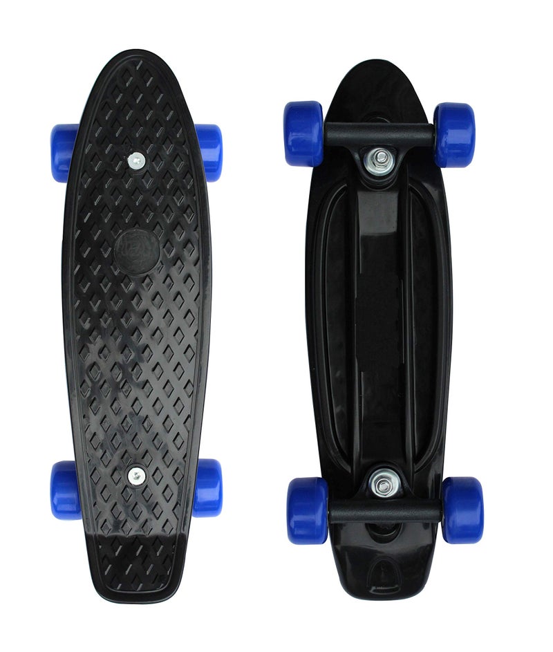 SK8MEMO 17" Mini Skateboard, Kids Skateboard for Beginners Age 3-6 Years (Black). - Image 2